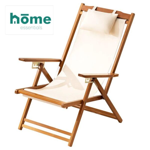 Chaise Tommy pliable beige