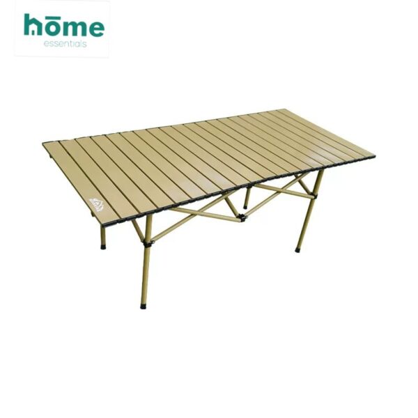 Table d'extérieur et de camping pliable 90cm Beige avec sac de rangement et 2 chaises Kermit Beiges – Image 8