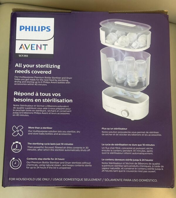 Stérilisateur et séchoir à biberons Philips Avent SCF293/00 – Image 15