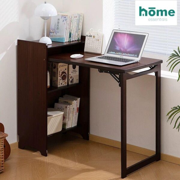Bureau d’étude - Table d’ordinateur pliable avec étagères