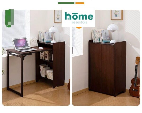 Bureau d’étude - Table d’ordinateur pliable avec étagères – Image 4