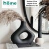 Vase en céramique Qiaole Noir